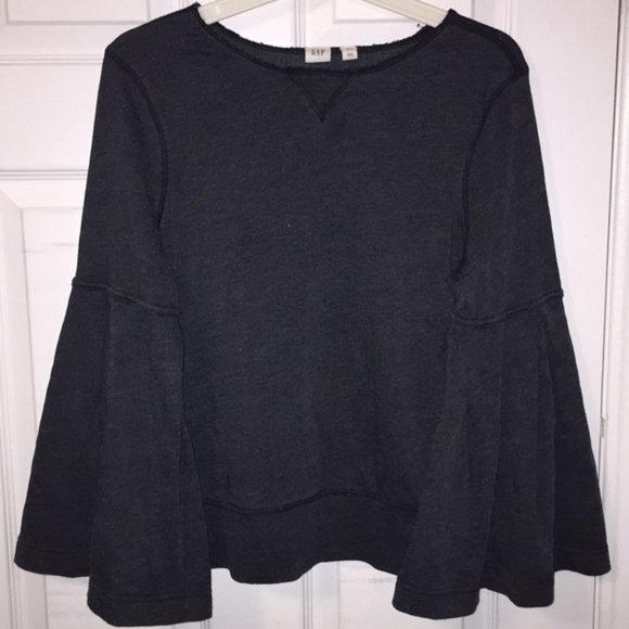 Bell Sleeved GAP Grey Sweatshirt - Picture 1 of 4